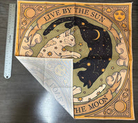 Mystical Sun & Moon Cats Tarot/Altar Cloth