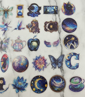 Assorted Mystical Stickers Pack of 50