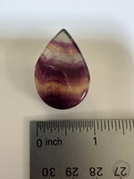 Pear Shape Candy Fluorite Cabochon #21