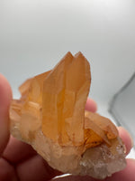 Hematite Tangerine Quartz from Morocco Specimen