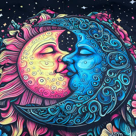 Moon, Sun & Flowers Altar/Tarot Cloth