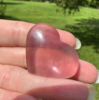 Candy Fluorite Carved Heart #3