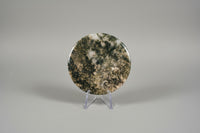 Moss Agate Polished Round Slice #29