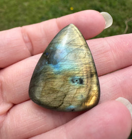 Pearshape Labradorite Cabochon 14a