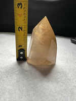 Gold Rutilated Quartz Point #2