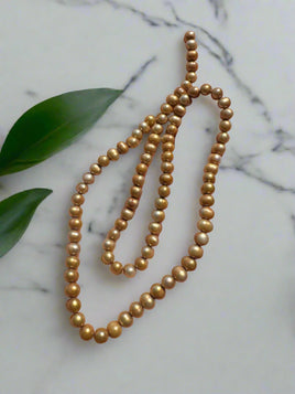 Bronze Freshwater Pearl Strand #5