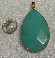 Large Green Stone Pendant