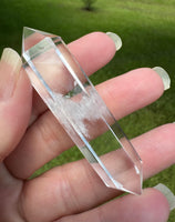 Natural Quartz Double Terminated Wand Point #10
