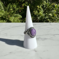 Natural Charoite Ring #31