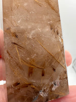 Gold Rutilated Quartz Point #9