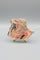 Natural Rhodochrosite Slab #17 – Pink Banded Mineral Specimen with Black Matrix