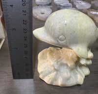 Lantian Jade Carved Dolphin #2
