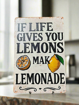 If Life Gives You Lemons Novelty Tin Sign