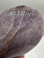 Amethyst Mixed with Stripe Agate Palm Stone #3