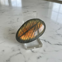 Colorful Labradorite Palmstone #19