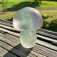 Fluorite Mushroom Carving #18