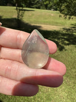 Pear Shape Candy Fluorite Cabochon #13