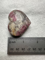 Pink Tourmaline Heart