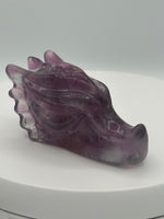 Fluorite Dragon Head Carving #4