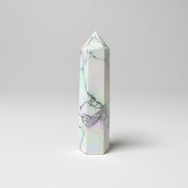 Angel Aura Howlite Obelisk Point #4