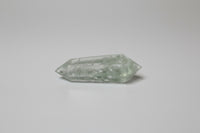 Double Terminated Prasiolite Scepter Wand #5 with Rainbow