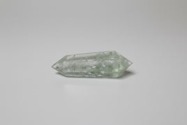 Double Terminated Prasiolite Scepter Wand #5 with Rainbow