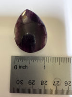 Pear Shape Candy Fluorite Cabochon #5