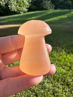 Peach Selenite Mushroom #8