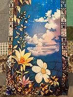 Moon & Flowers Wall Tapestry