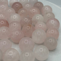 Pastel Rose Quartz Spheres
