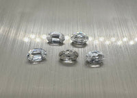 White Zircon 4.5x3mm Oval