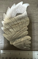 Druzy Agate Geode Carved Native American #2