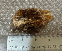 Natural Amber Calcite Raw Specimen UV Reactive #7