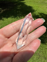 Natural Quartz Double Terminated Wand Point #13
