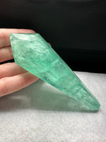 Neon Green Fluorite Scepter #1