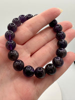 Amethyst Stretch Bead Bracelet