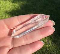 Natural Quartz Double Terminated Wand Point #19