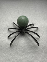 Spider with Green Aventurine Sphere