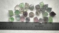 Colorful Fluorite Octahedrons Size #5