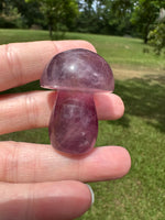 Colorful Fluorite Mushroom Carving #1