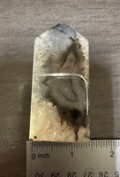 Black Onyx & Quartz Obelisk Tower #3