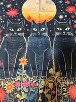 Enchanting Moon Cats Tarot/Altar Cloth