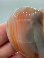 Carnelian Heart Palm Stone #6