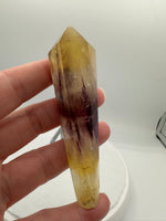 Carved Fluorite Scepter with Rainbows #4