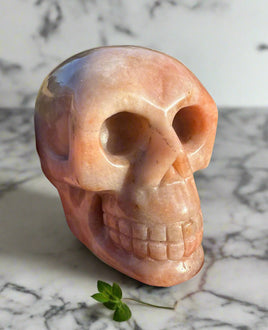 Orange Jade Skull #9