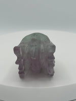 Fluorite Dragon Head Carving #11