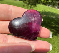 Candy Fluorite Carved Heart #6
