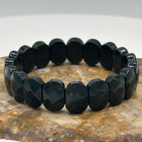 Golden Sheen Obsidian Stretch Bracelet