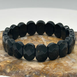 Golden Sheen Obsidian Stretch Bracelet
