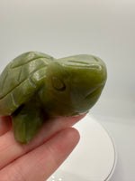 Nephrite Jade Hand Carved Turtle #3